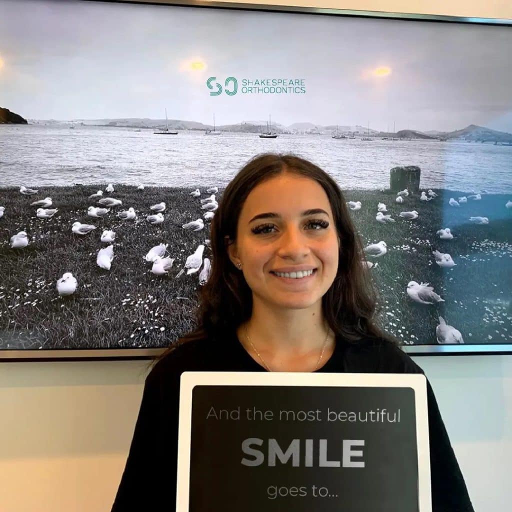 teenager who now has a beautiful smile