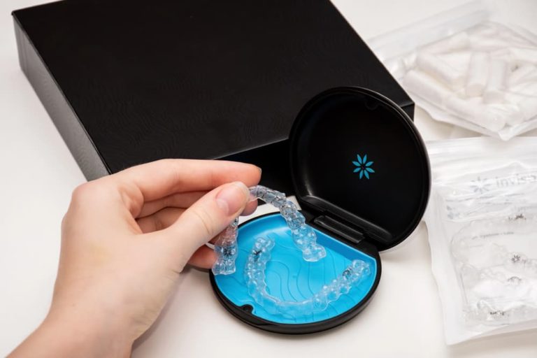 invisalign clear aligners in case